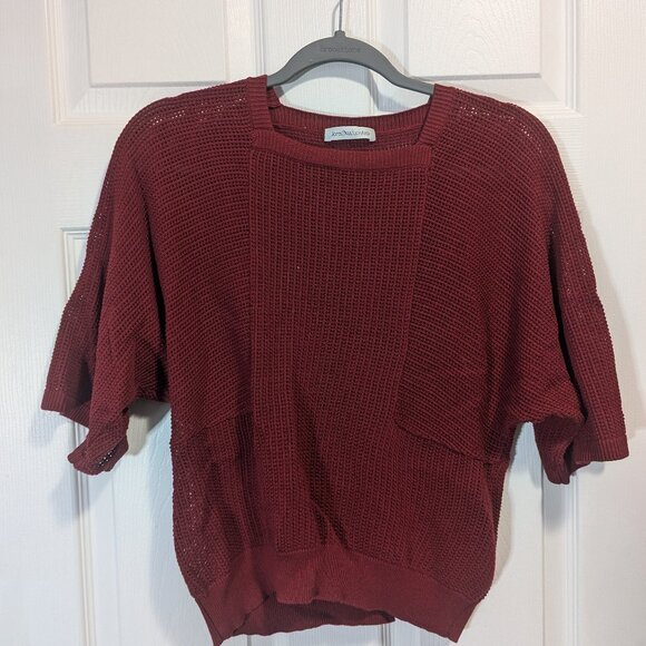 Red Loose Knit Sweater - Picture 1 of 3